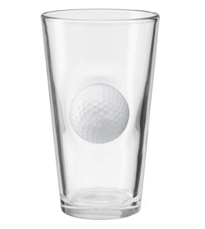 DEWD GOLF BALL BEER GLASS