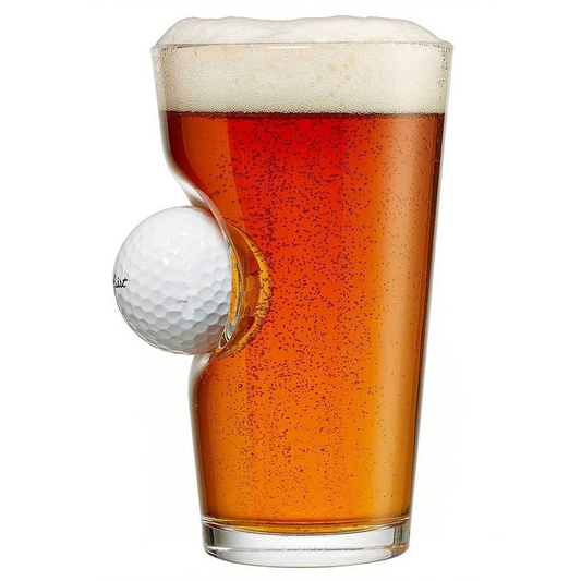 DEWD GOLF BALL BEER GLASS